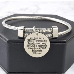 Serenity prayer Solid Stainless Steel Bracelet